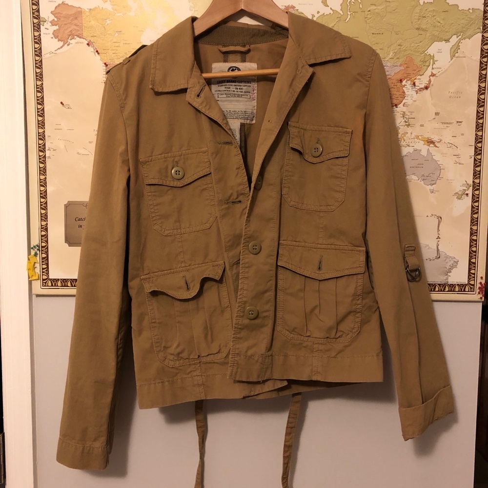 Beautiful lucky brand safari jacket!